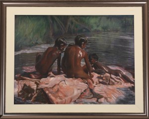 Fun on a Paperbark Raft