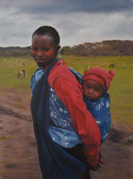 Maasai Mother and Child